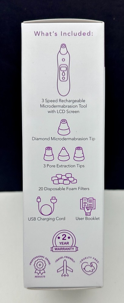 Spa Sciences Bella Wet/Dry Microdermabrasion Face Pore Extraction System