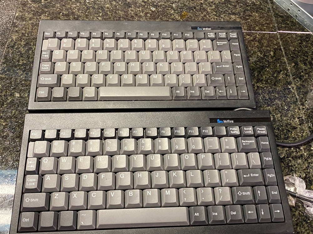 2 X VERIFONE COMPATIBLE ONLY Model 100 Compact PS/2