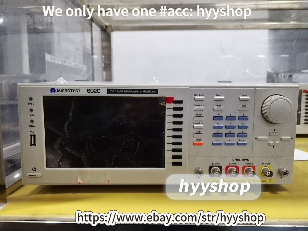 1PCS MICROTEST 6020 Precision Impedance Analyzer /hyy