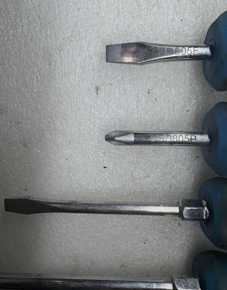 Cornwell Blue Handle Screwdriver Set