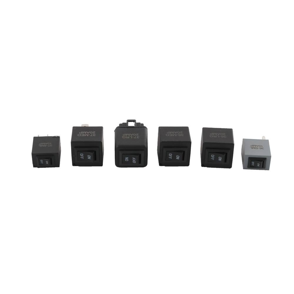 6 Piece Plastic Fuel Pump Relay Bypas Master Kit 9038