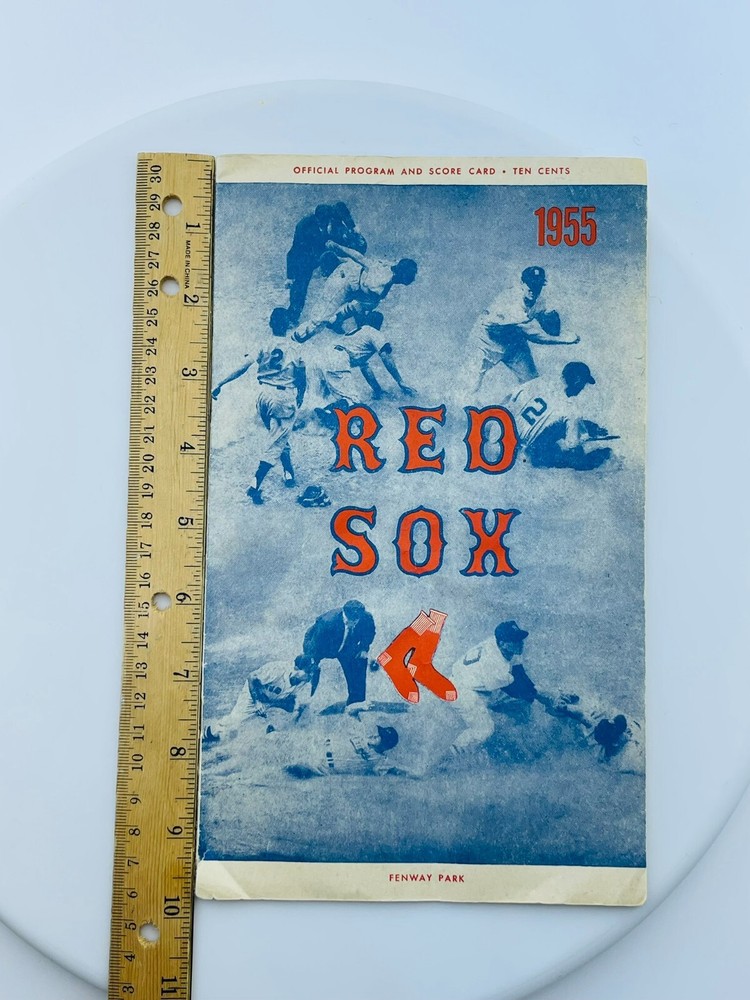 Red Sox 1955 Official Program and Score Card
