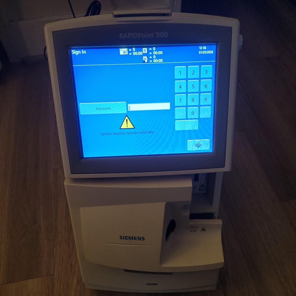 Siemens RAPIDPOINT 500 System (Password)