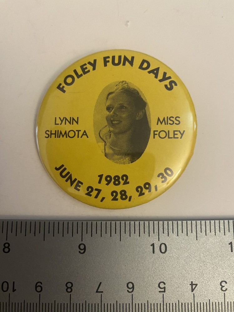 Foley Fun Days 1982 Minnesota Pin Back Button P33