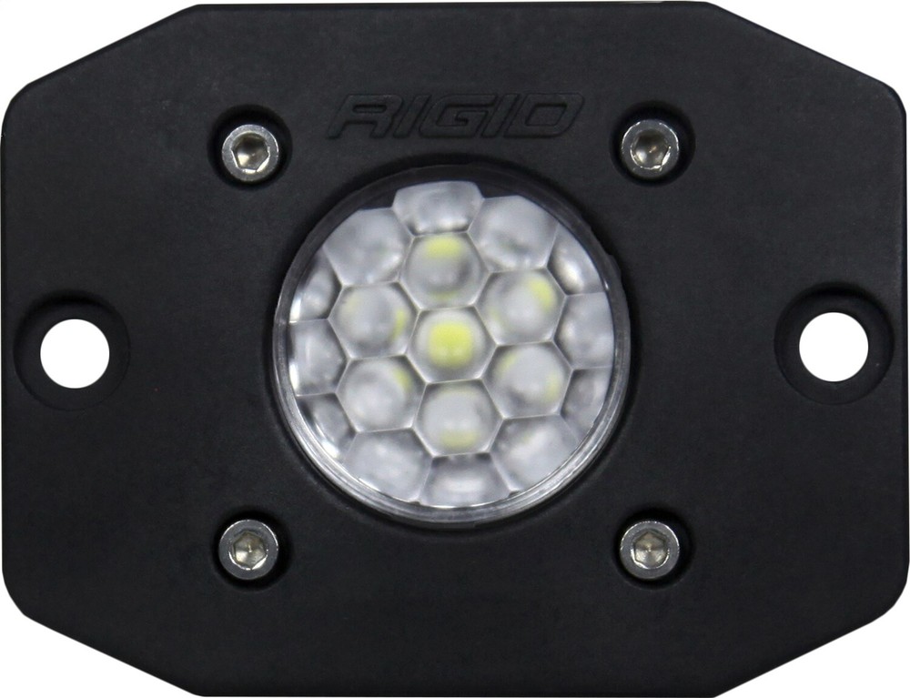Rigid Industries 20631 Ignite Diffused LED Light Flush Mount Black Single