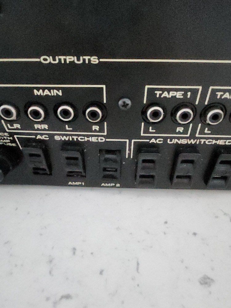 Phase Linear 4000 Preamplifier. Working