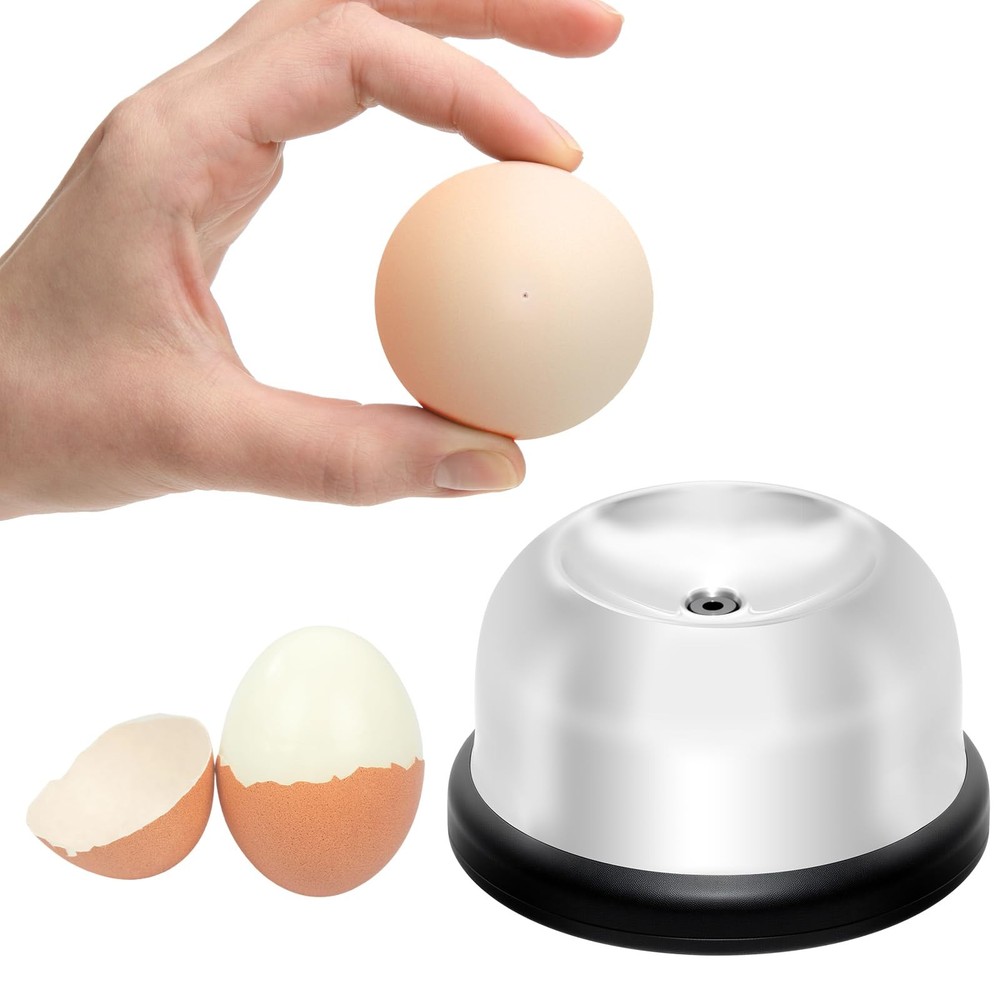 Egg Piercer for Boiling  Baking, Stainless Steel Egg Puncher with Spring-Load...