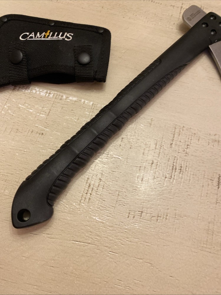 Camillus Black Hatchet Axe Plastic Handle & Sheath