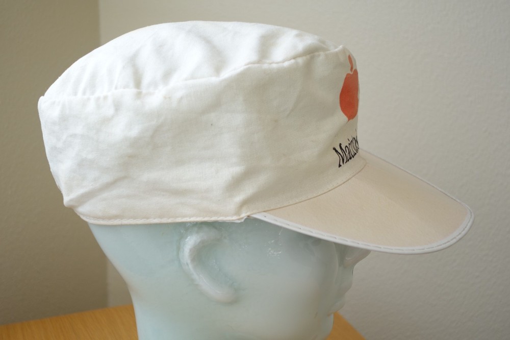 Vintage Retro Apple Macintosh Computers White Painter's Cap Hat