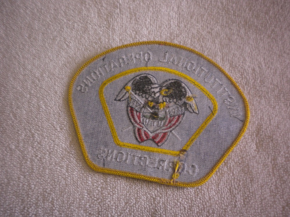 Institutional Operations Corrections Cloth Patch