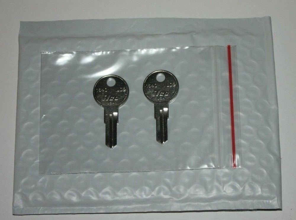 Two keys A16 Key for Home Depot Husky Tool Box Tool Cabinet Code Cut A16 toolbox