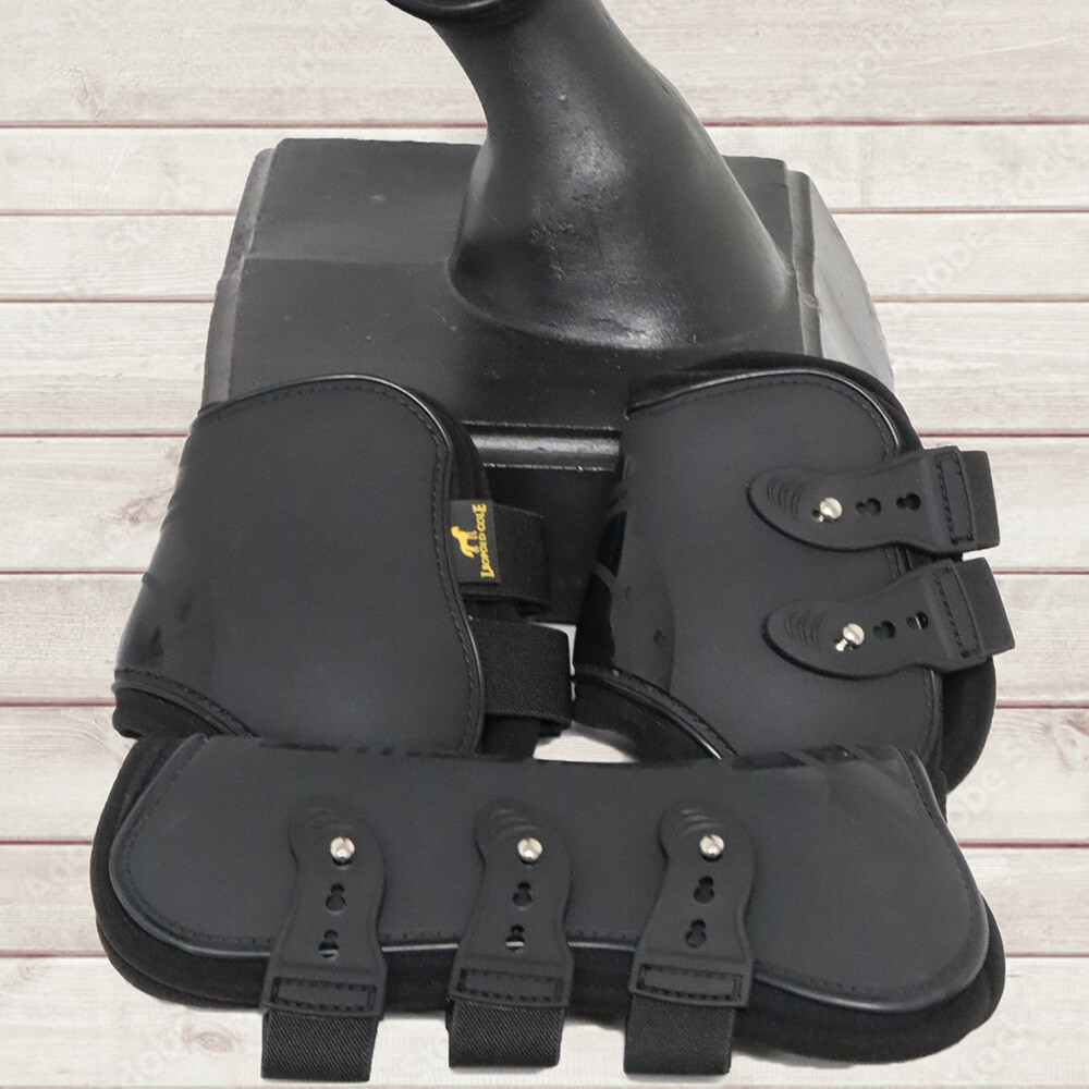 NEW Leopold Cole Black Medium Jump Boots