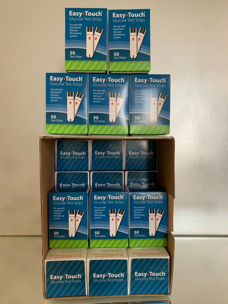 Easy Touch Blood Glucose Test Strips 100 CT PLUS 100 LANCETS PLUS 100 PADS