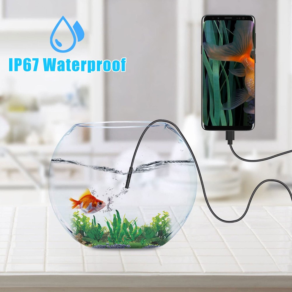 3in1 Borescope Endoscope 6LED Inspection Scope Camera For Android Cell Phone/PC