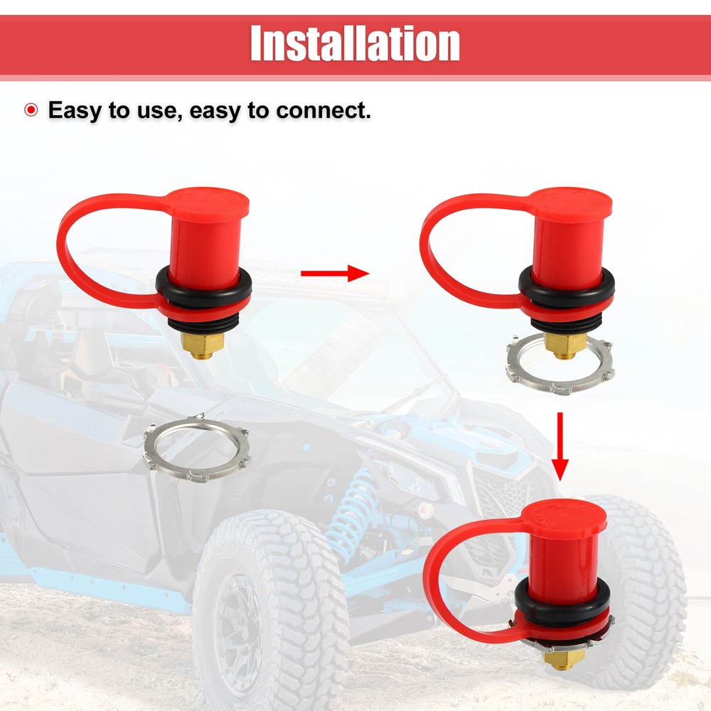 1 Set 3/8" Car Battery Jump Post Starter Remote Battery Terminal Relocation