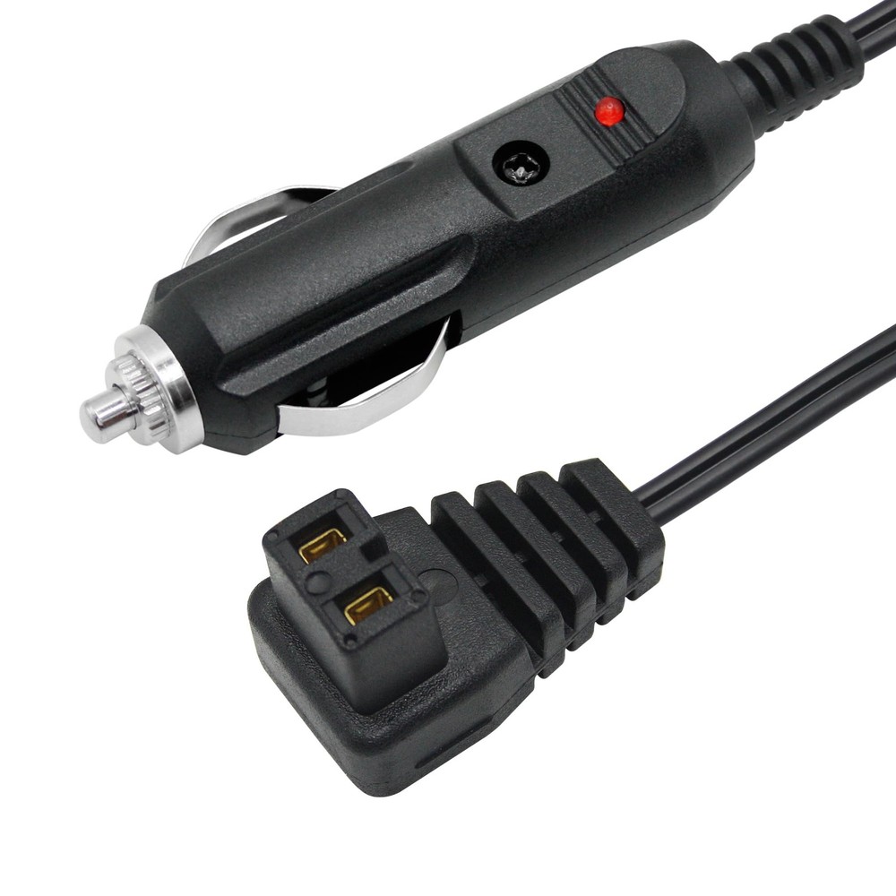 12V Car Cooler Plug Power Cord Cable 3M/9FT, Right Angle Car Cooler Refrigera...