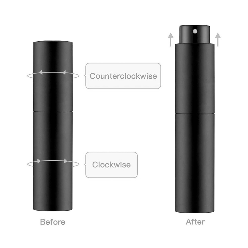 Travel Atomizer Perfume Spray Bottle (3 PCS) Empty Cologne Dispenser New
