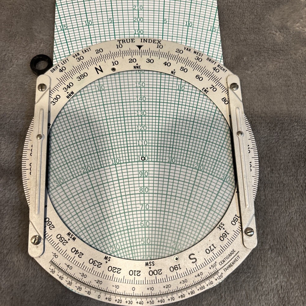 Weeks System Of Navigation Dalton Dead Reckoning Computer Type E-6B E-10