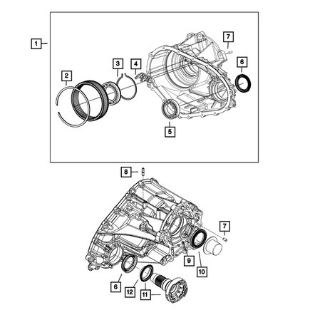 Mopar 68545380AA Transfer Case Vent
