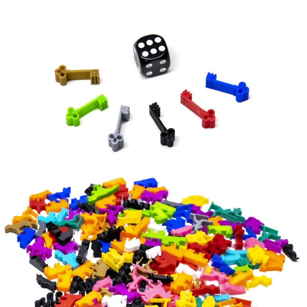 Key Token Miniatures for Board Games - Board Game Accessory DnD Pieces
