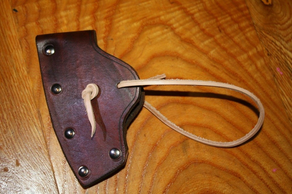 Custom THICK Leather { SMALLER-AXE / HATCHET } cover-USA made