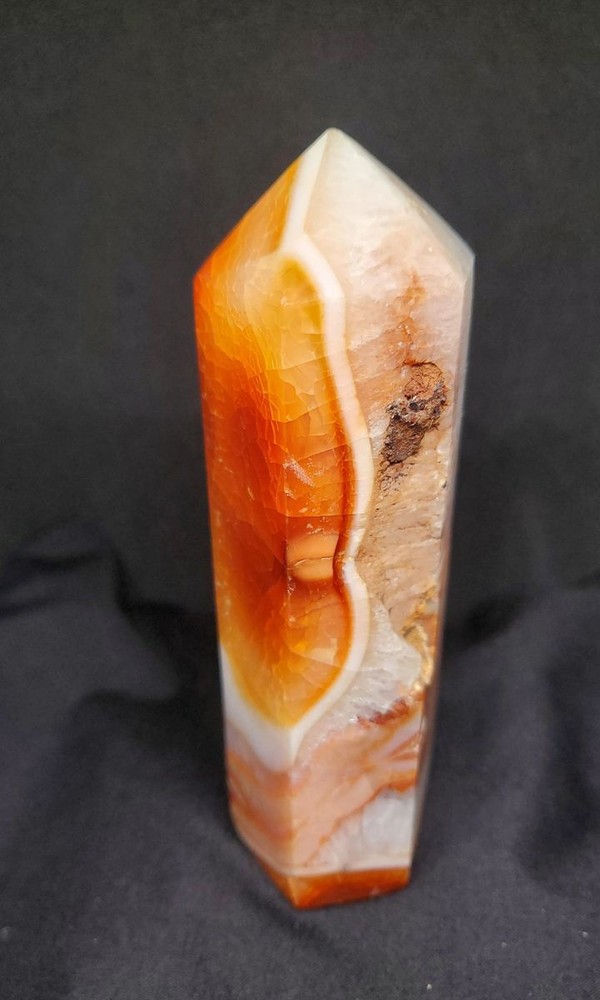 Druzy Carnelian Point Tower 4.5"