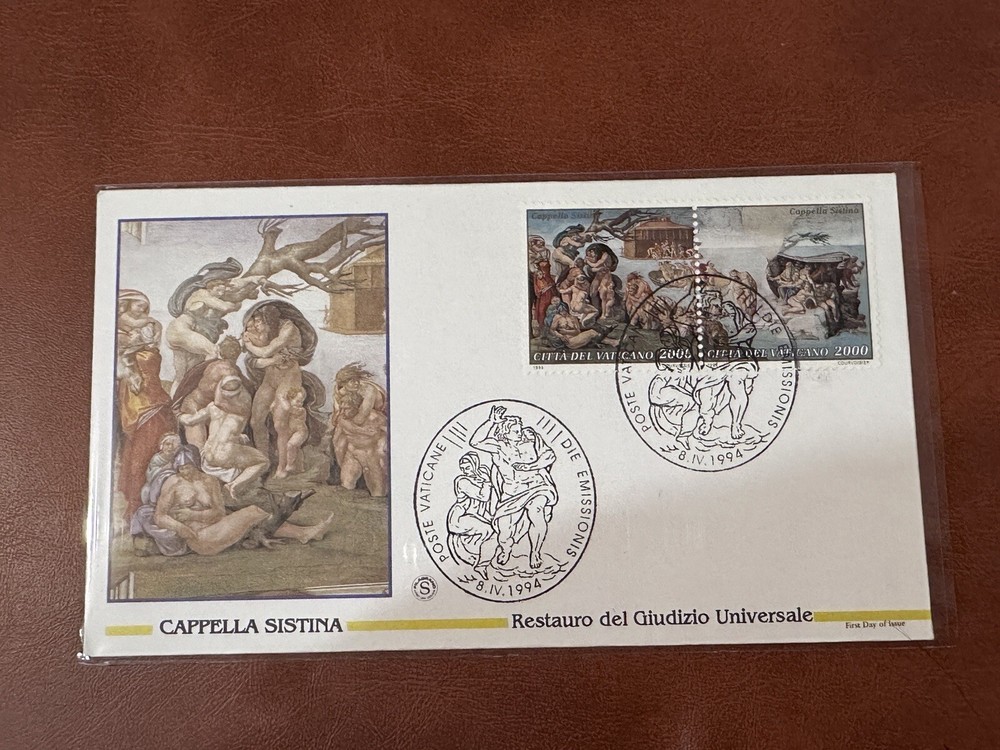 1994 VATICAN FDC Sistine Chapel 4