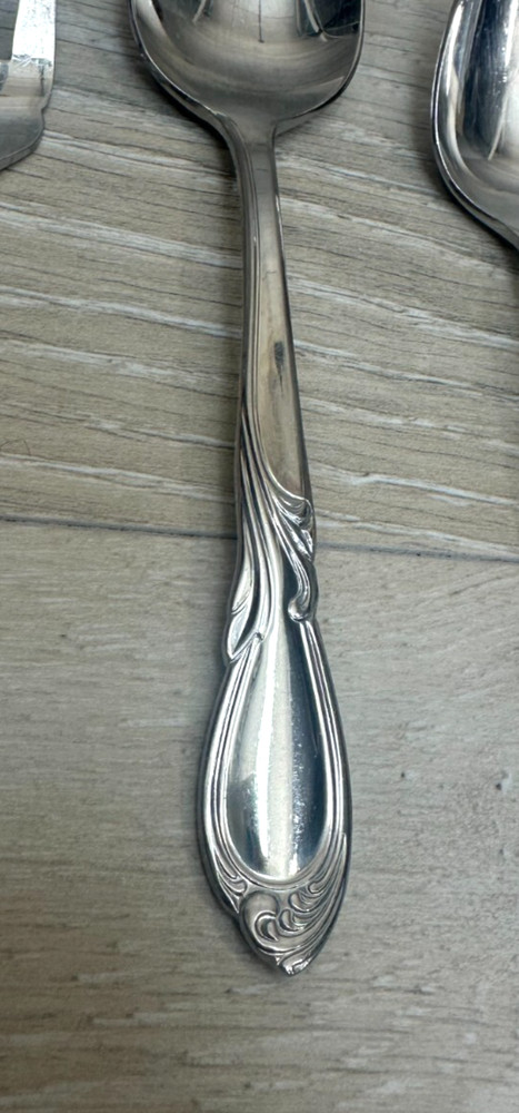 Retroneu * STEPHANIE Glossy Stainless Flatware CHOICE-CHOOSE (52)
