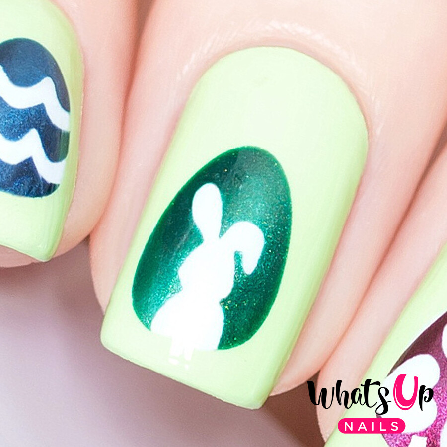 Whats Up Nails - Egg-stra Special Stencils for Nails, Easter Nail Stickers