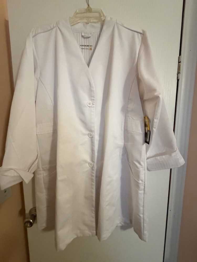 New womens white lab coat