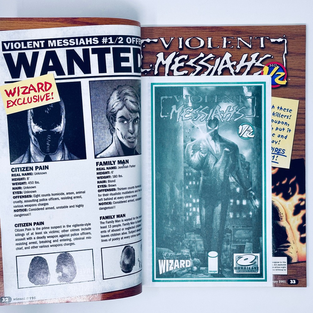 Wizard Comics Issue 116 May 2001 Cover 2 of 2