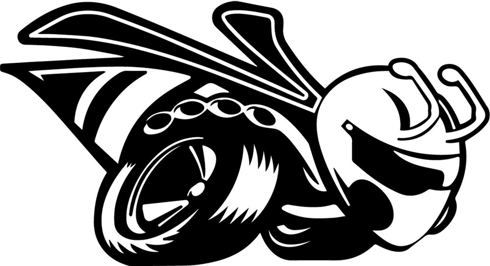 Scat Pack Angry Bee Vinyl Transfer Decal