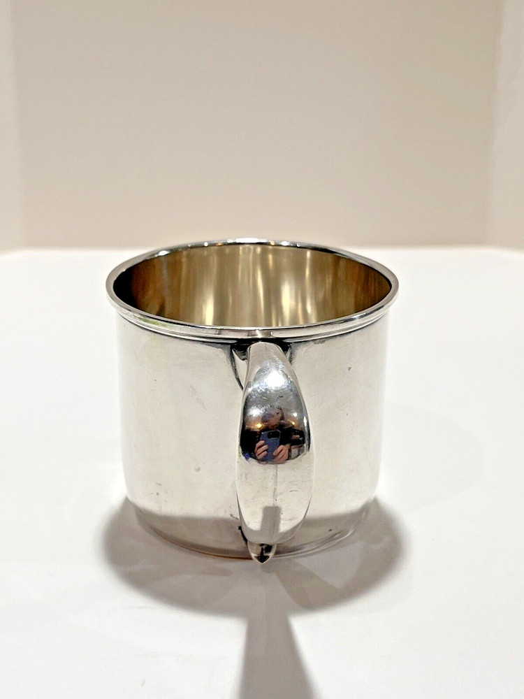 LUNT Sterling Silver Baba Cup Treasure PAT. 73Gr. Monogrammed.