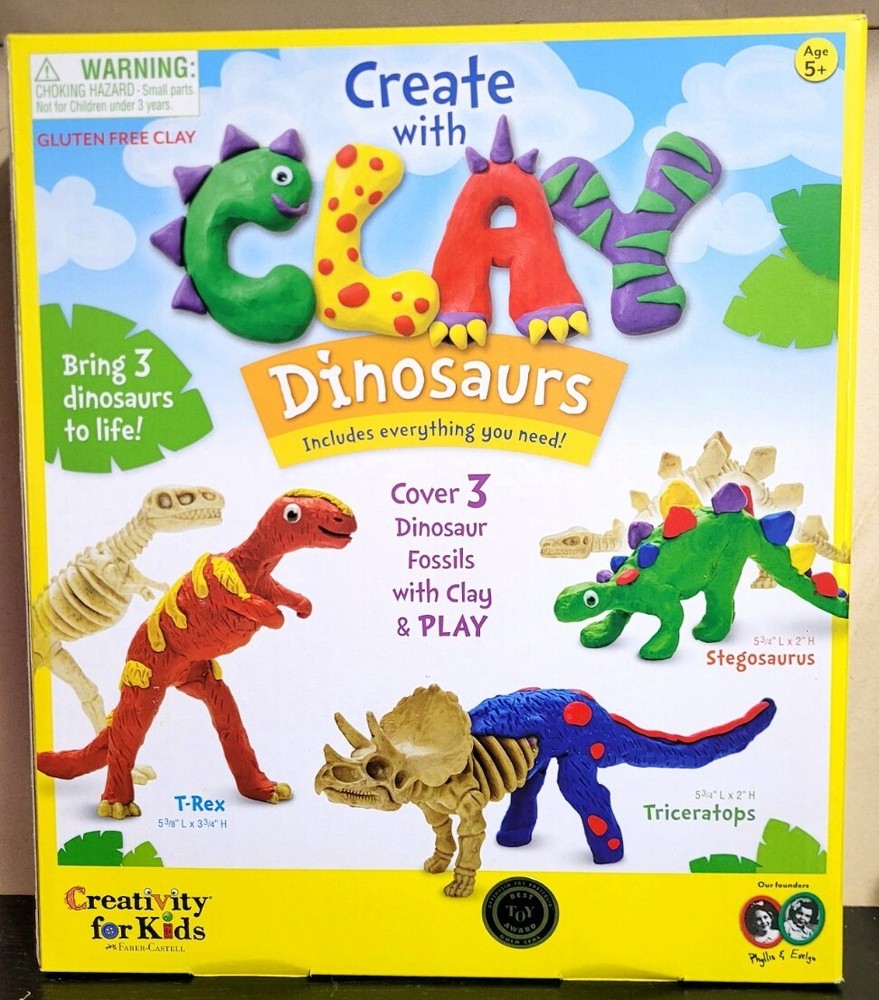 Create with Clay Dinosaurs - Creativity for Kids