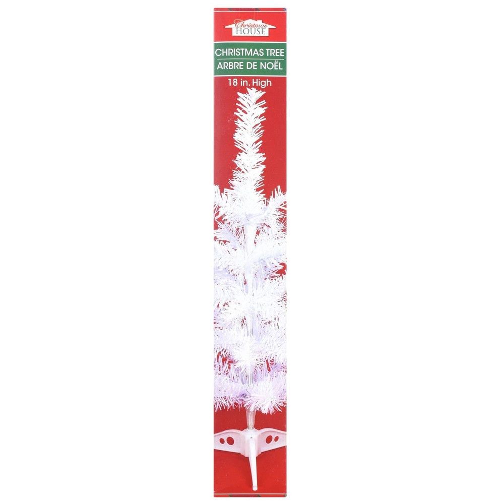 Table Top White Holiday "Christmas Tree" (18")