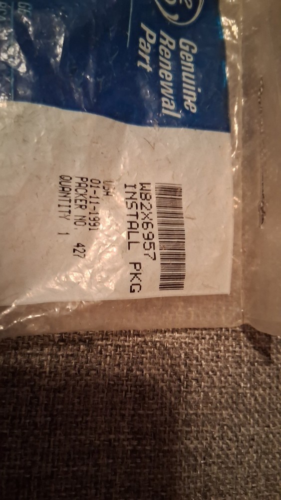GE WB2X6957 Range Oven Install Hardware Kit