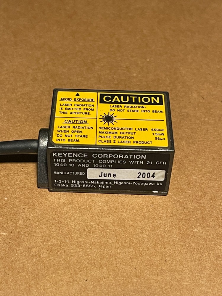 Keyence BL-600HA High Resolution Ultra Small Laser Barcode Reader