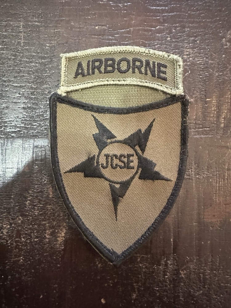 Airborne JSCE Patch Subdued Army Joint Communications Support Element Military