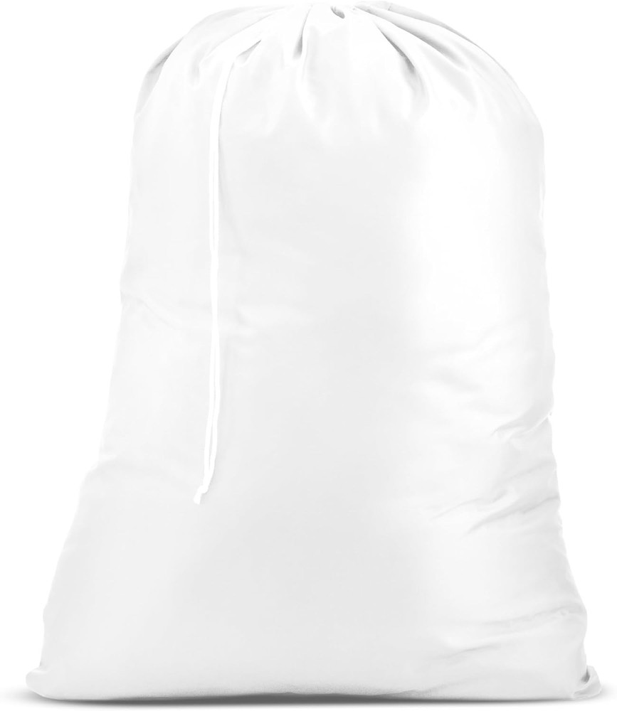 Heavy-Duty 30" x 40" Nylon Laundry Bag - Locking Drawstring, 60 lbs Capacity