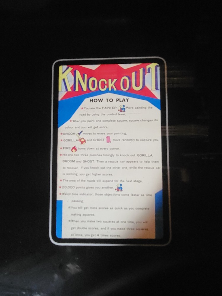 Cocktail table knock- out