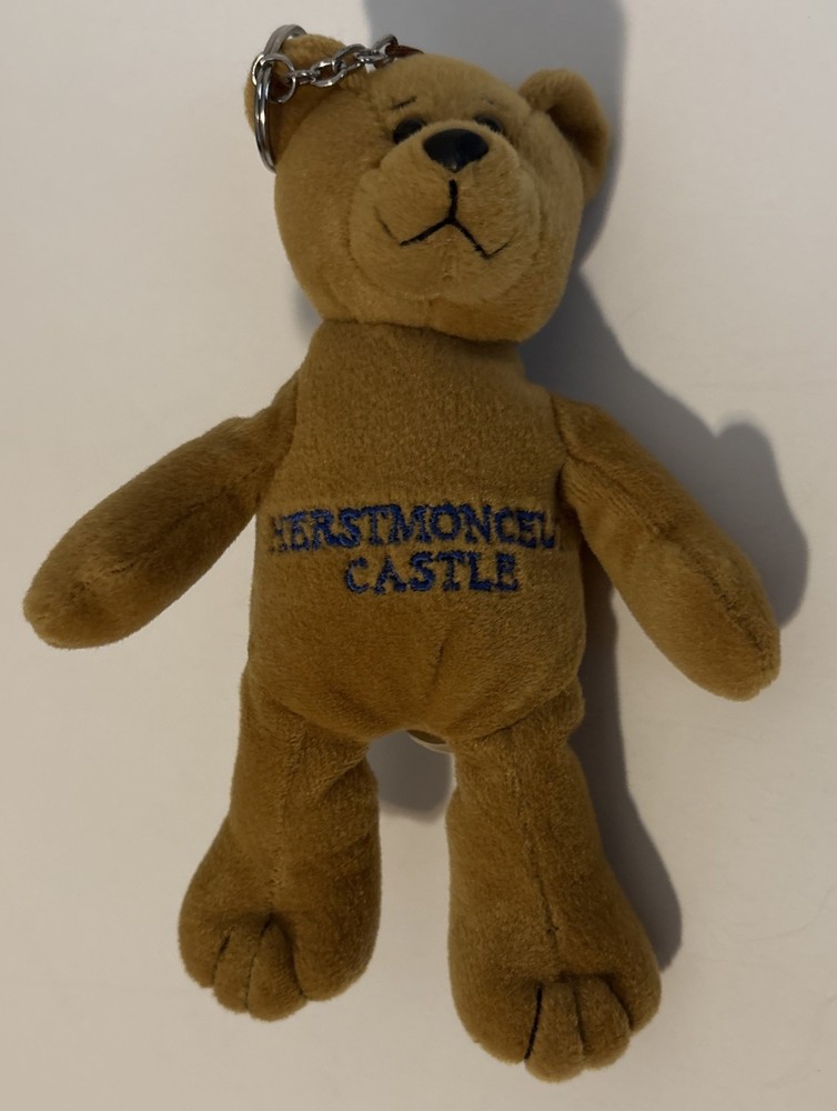 Herstmonceux Castle Embroidered Stuffed Teddy Bear 7inch Keychain
