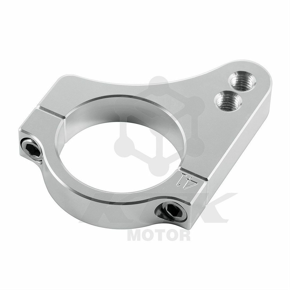 Universal Motorcycle Aluminium Steering Damper Fork Frame Mounting Clamp Bracket