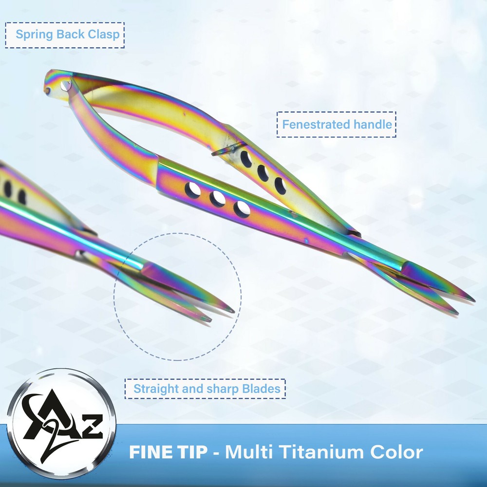 CASTROVIEJO Stitch MicroSurgical Scissors Sharp/Sharp 5.5"STRAIGHT High Quality