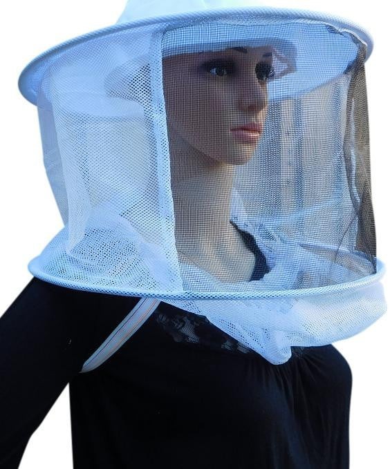 OZ ARMOUR Round Hat Veil with Shoulder Strap
