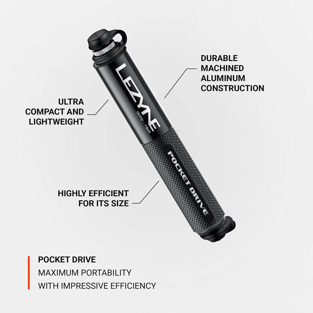 Lezyne Pocket Drive Pump Black