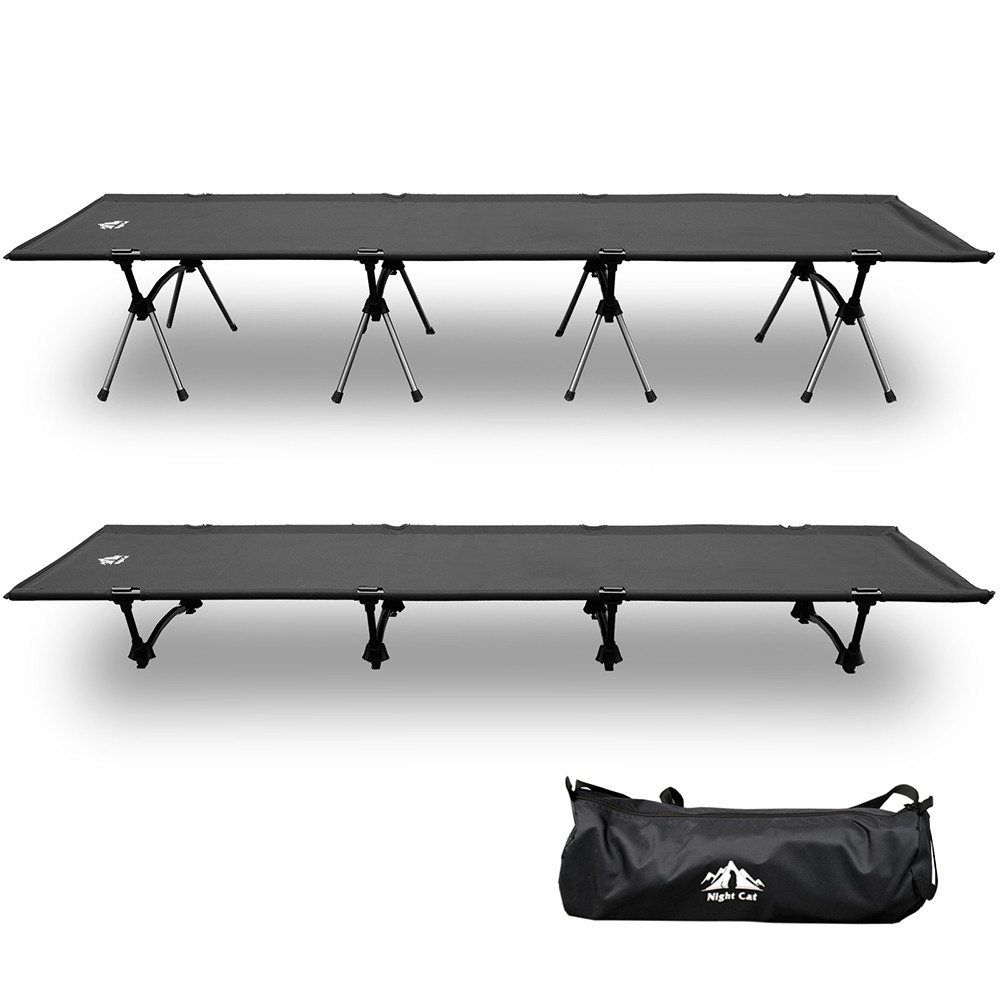 Night Cat Portable Folding Camping Cot folding Bed Sleeping Bed With Carry Bag