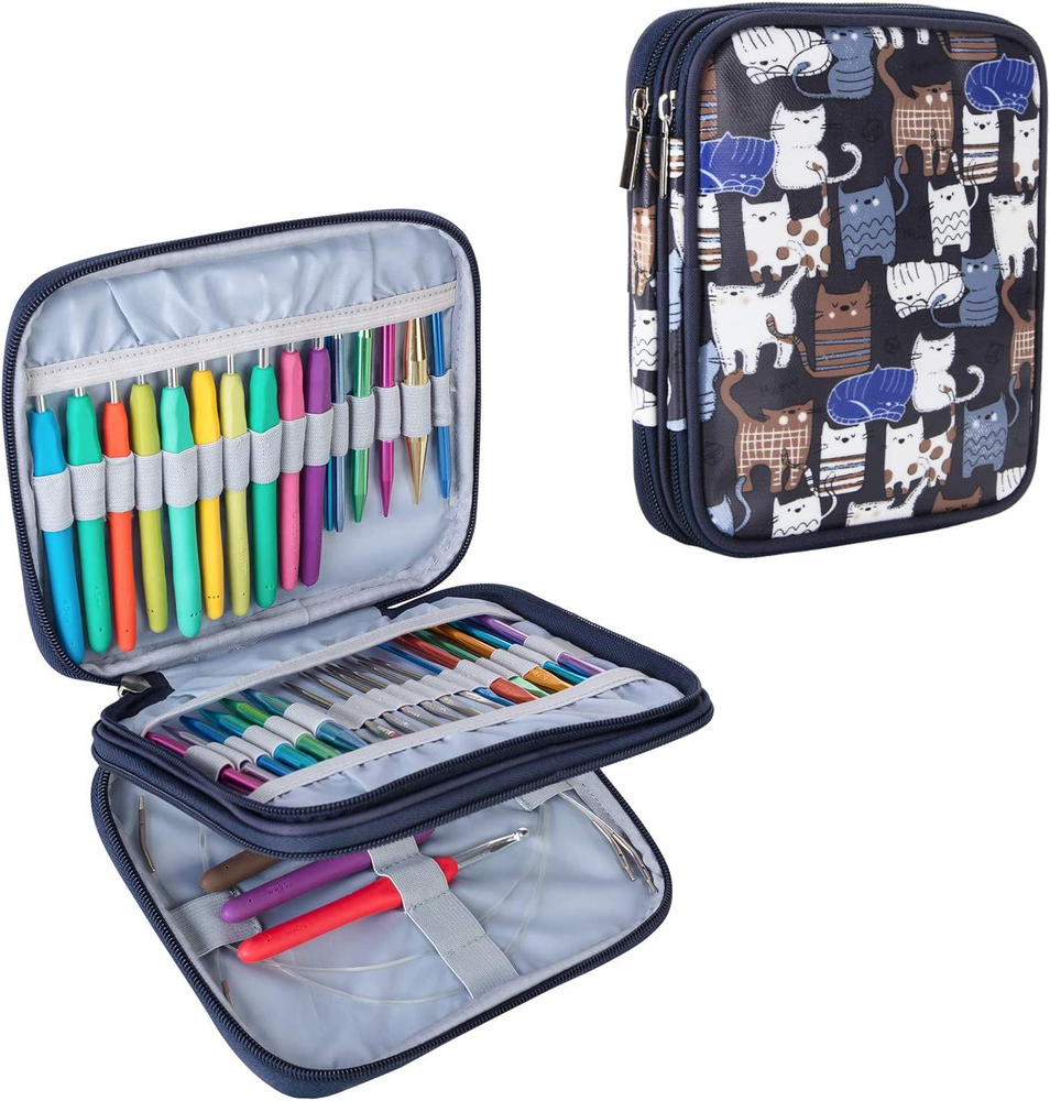 Organizer Case for Interchangeable Circular Knitting Needles