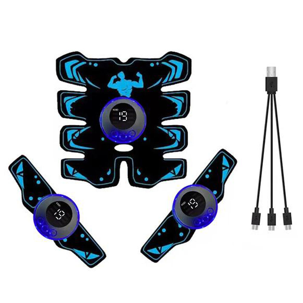 Abdominal Exercise Electric Muscle Stimulator Belt ABS Trainer Training 8 Modes