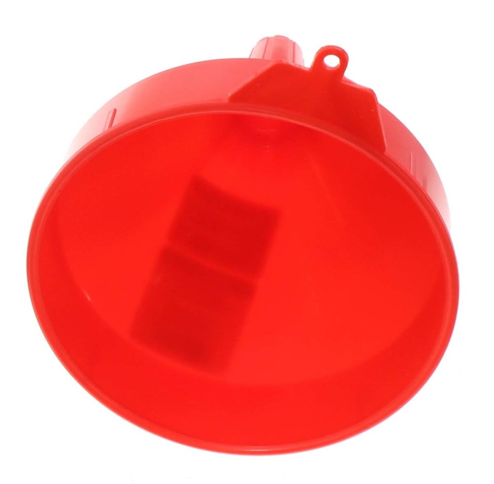 All-Purpose 2 Quart Plastic Funnel with Straining Screen for Precision Pouring