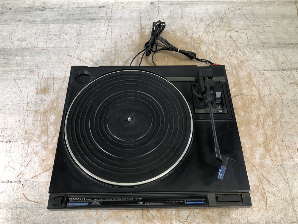 KENWOOD KD-55R DIRECT DRIVE AUTOMATIC RETURN TURNTABLE